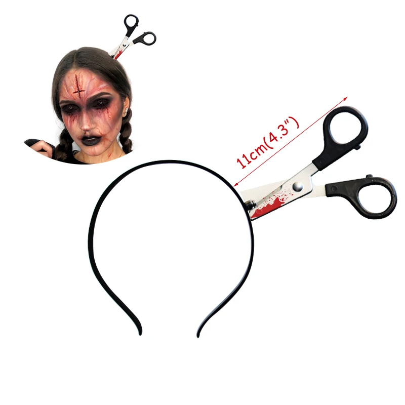 1pcs Horror Bloody Knife Headband Halloween Cosplay Prank Hairband Halloween Party Decoration Costume Fancy Dress Party Props - Цвет: style 4