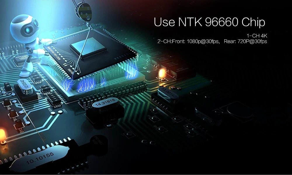 Anytek G200 170 градусов объектив 1080P Full HD NTK96660 WiFi 4K Автомобильный видеорегистратор с
