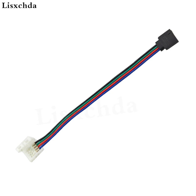LED Клейкие ленты Интимные аксессуары RGB 10 мм 4PIN без пайки кабеля печатной платы