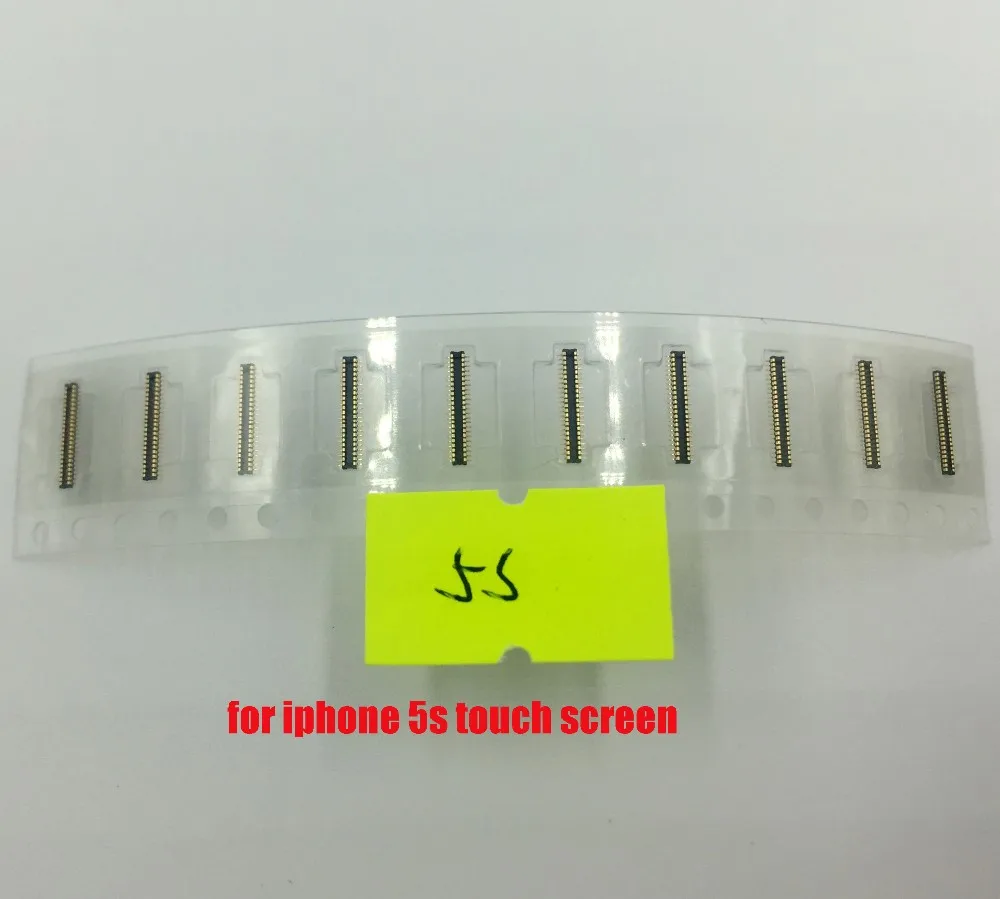 50 шт./лот Оригинальный Новый сенсорный экран FPC Разъем для iPhone 4S 5 5c 5S 6 6plus 6s на