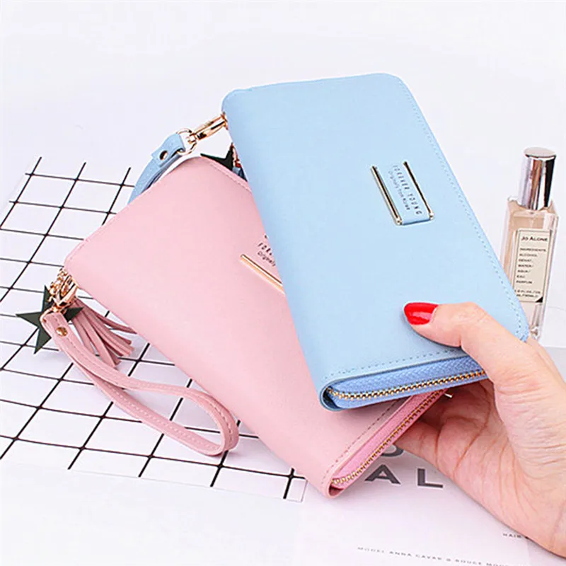 Women Long Clutch Wallet Large Capacity Wallets Female Purse Lady Purses Phone Pocket Card Holder Carteras | Багаж и сумки
