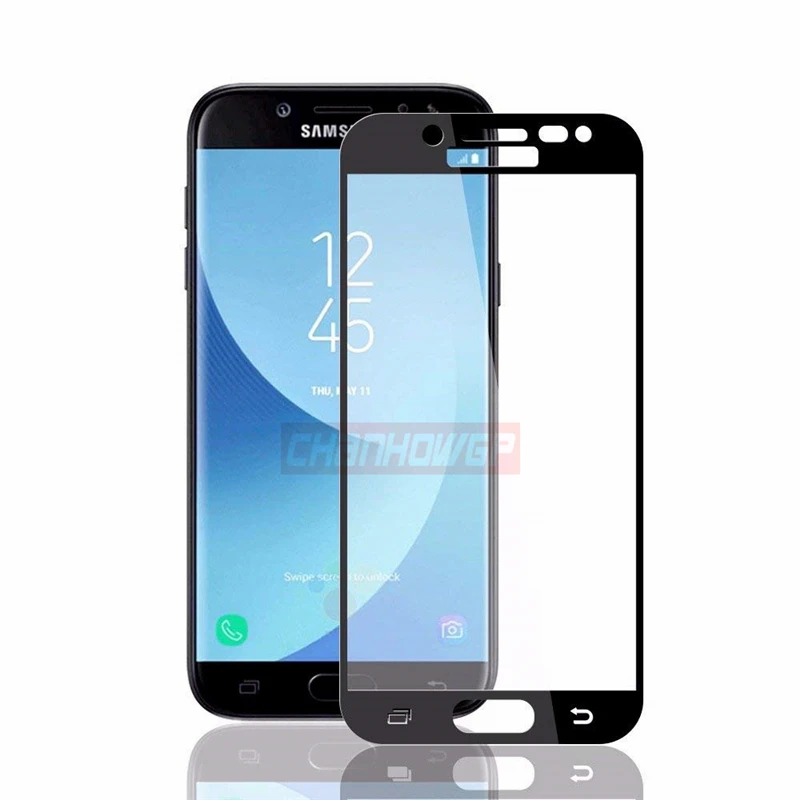 2 шт. закаленное стекло с полным покрытием для Samsung Galaxy J5 2017 J530 защита экрана Pro SM