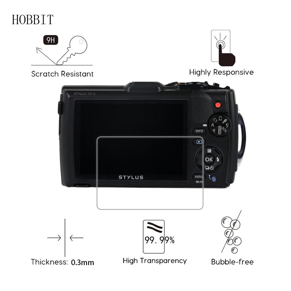 Для Olympus TG 5 TG5 TG4 4 жесткая 3 TG3 водонепроницаемая цифровая камера 0 мм 9H прозрачная