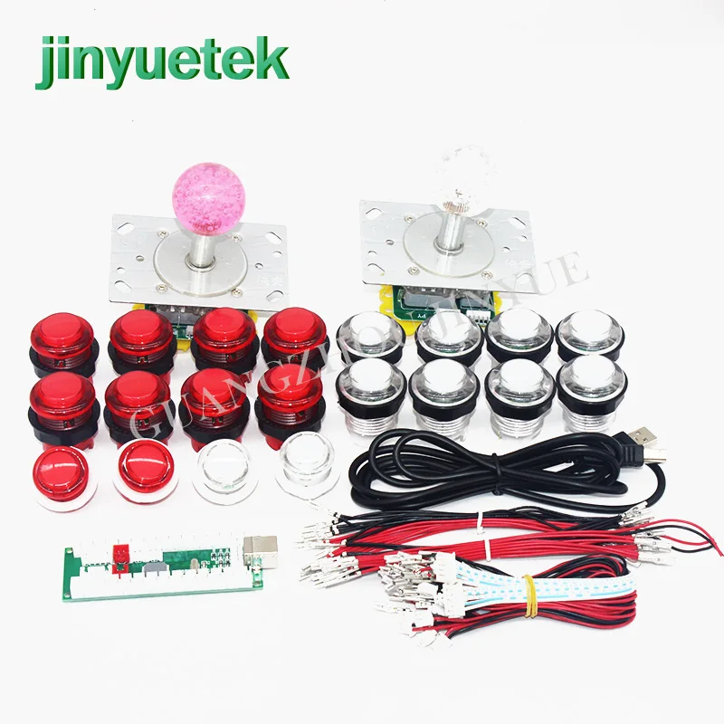 2 шт. джойстик 20 HAPP кнопка плеера USB для jamma PC PS3 Raspberry ip плата контроллера аркадных