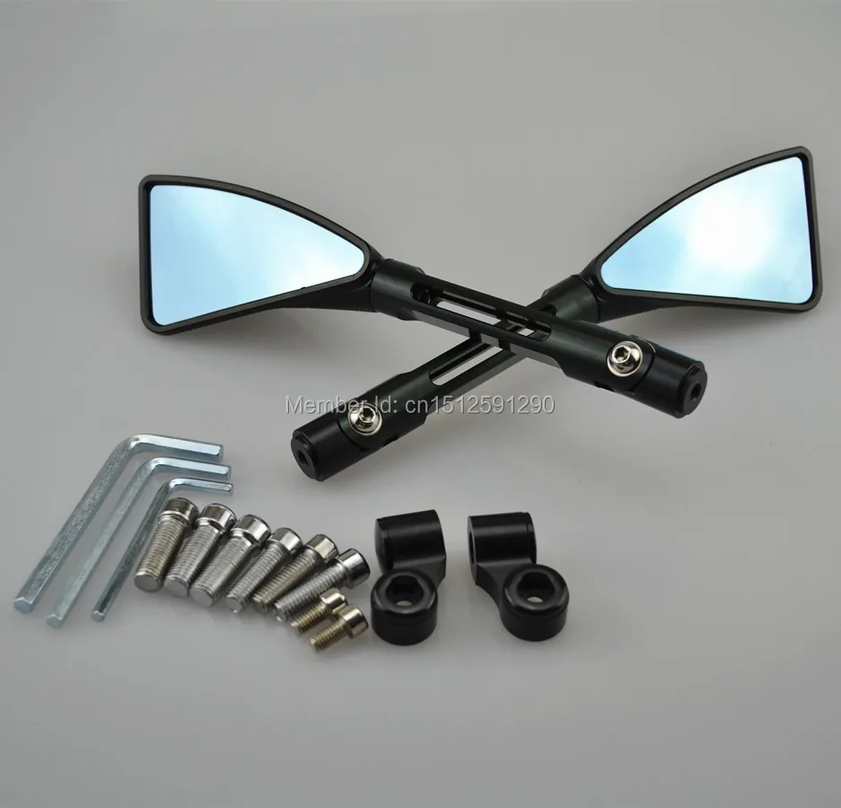 

Motorcycle Rear Side Mirror Rear View Mirrors For Suzuki Honda Kawasaki Yamaha Custom Free Shipping