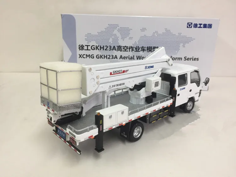 Коллекционная модель из сплава игрушка в подарок 1:50 Масштаб XCMG GKH23A воздушная Рабочая платформа ISUZU грузовик литье под давлением Игрушка Модель дисплея