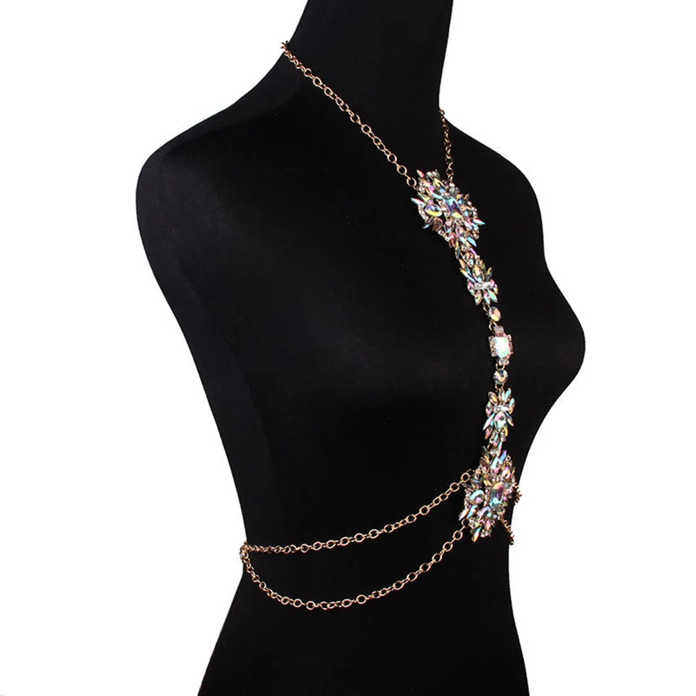 Цепочка с подвеской в виде цветка Женская элегантное ожерелье жгутом украшение