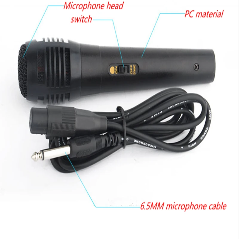 OGV moving coil microphone for KTV karaoke amplifier professional voice handheld cable guitar song DJ conference | Электроника