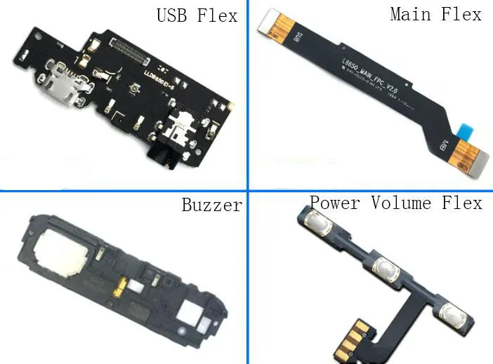 Для Xiaomi Redmi Note 5 Note5 USB разъем для зарядки гибкий + основной громкий динамик кабель