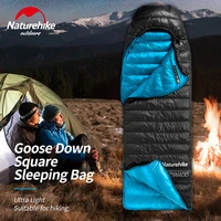 naturehike camping 750fp goose down sleeping bag winter ultralight warm sleeping bag cw400 envelope nylon waterproof portable