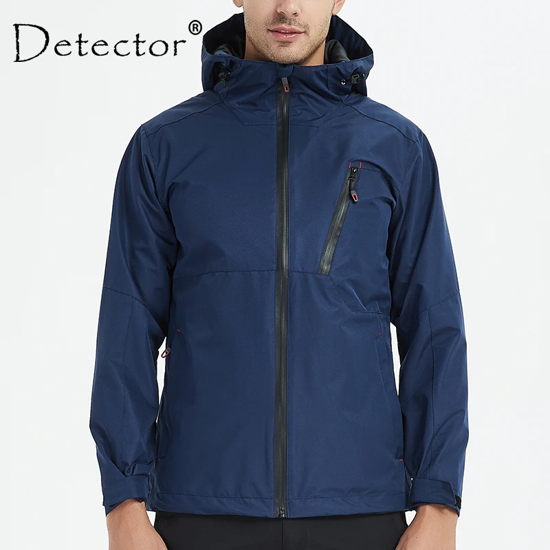S Men Outdoor Fishing Raincoat Camping Soft Shell Rain Tacti