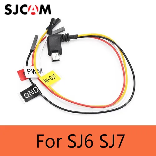 Оригинальный SJCAM изображения видео Выход AV кабель для SJ6 Легенда/SJ7 Star