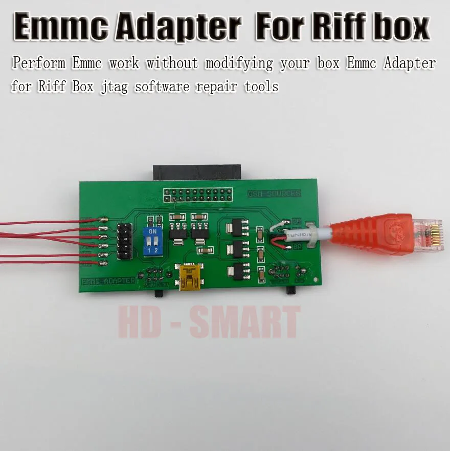 2020 новая работа eMMC без изменения вашей коробки EMMC адаптер для Riff box jtag Инструменты