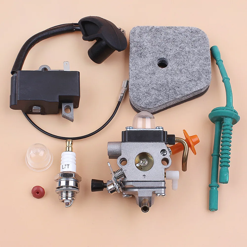 

Carburetor Ignition Coil Fuel Line Air Filter Kit for STIHL FS87 FS90 FS100 HL100 HL95 KM90 HT100 KM100 KM130 Trimmer Parts