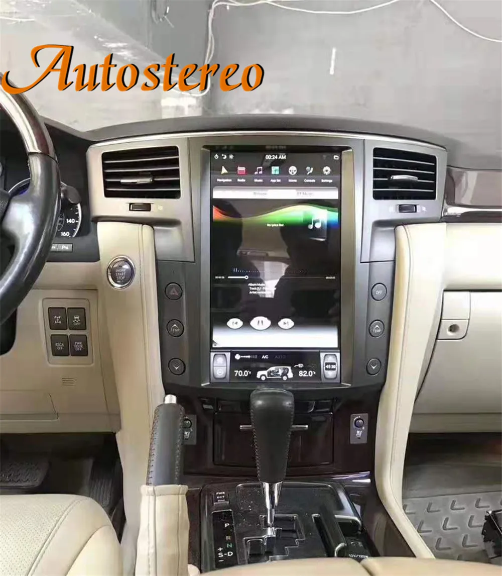 Tesla стиль Android 9,0 Автомобильный gps навигатор Авто без DVD плеер для Lexus LX570 радио магнитофон головное устройство мультимедийный плеер