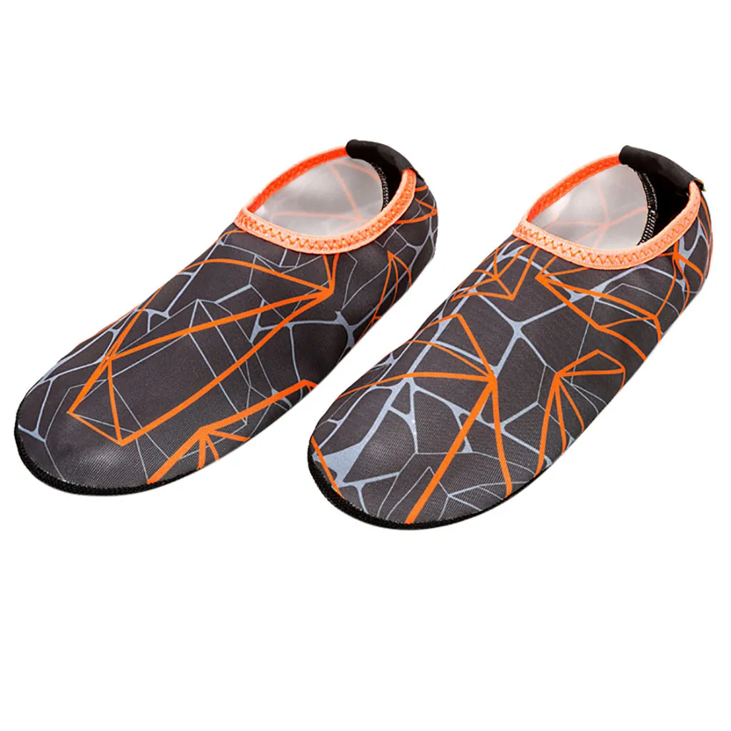 Мужские кроссовки пляжная обувь в полоску носки для дайвинга на платформе Chaussure