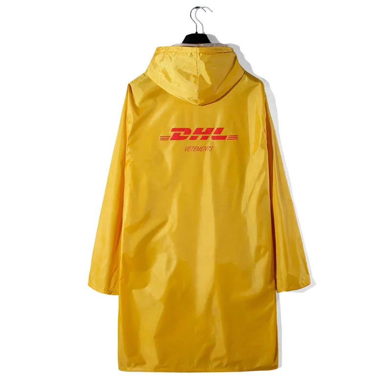 3 Новейшая модель; Vete Для мужчин ts куртка Для мужчин Для женщин DHL Уличная куртки от Vetements ветровка плащ Водонепроницаемый Письмо печати DHL куртка - Цвет: 3