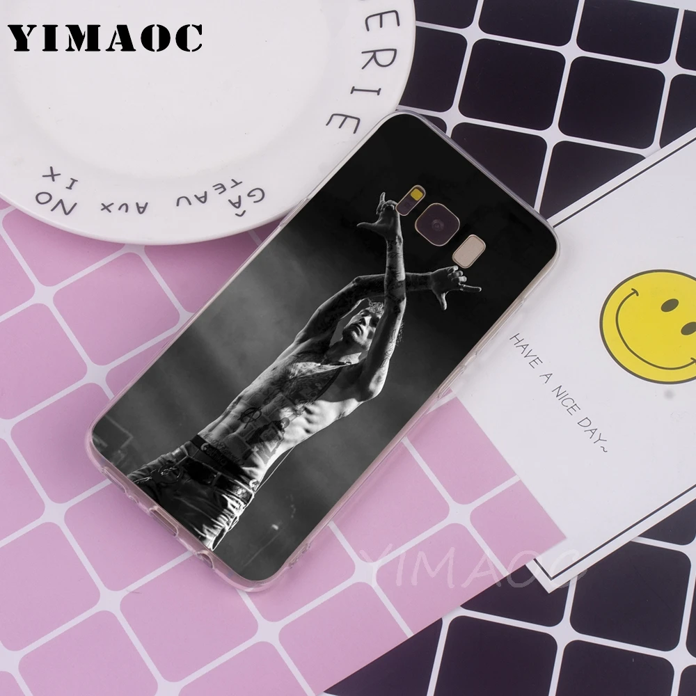 YIMAOC MGK Machine Gun Kelly Soft Case for Galaxy j3 j5 j6 j7 A5 2016 2017 A6 A9 2018 Note 8 9 S7 edge S8 S9 S10 Plus S10e |