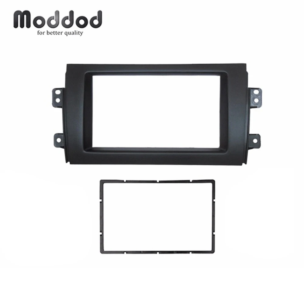 Двойной Din фасции для SUZUK SX4 Fiat Sedici Радио DVD приборной панели стерео панель тире Монтажная Установка отделка комплект рамка
