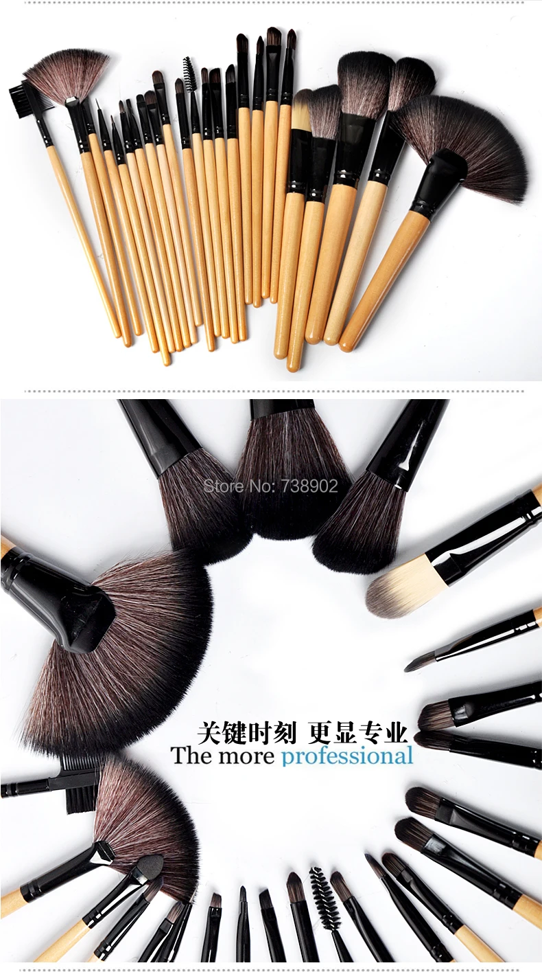 Щеточка для макияжа в наличии кисти Макияжа mc консилер 24 шт. хороший отзыв