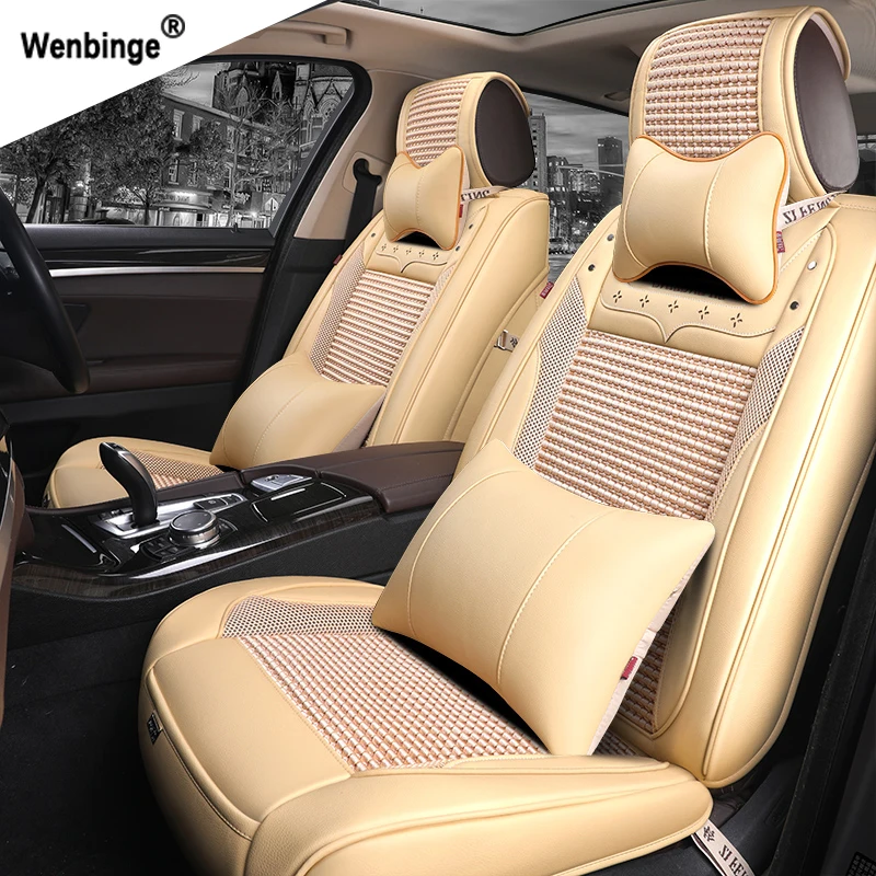 (Wenbinge) Специальные кожаные автомобильные чехлы на сиденья для MG GT MG5 MG6 MG7 mg3 mgtf