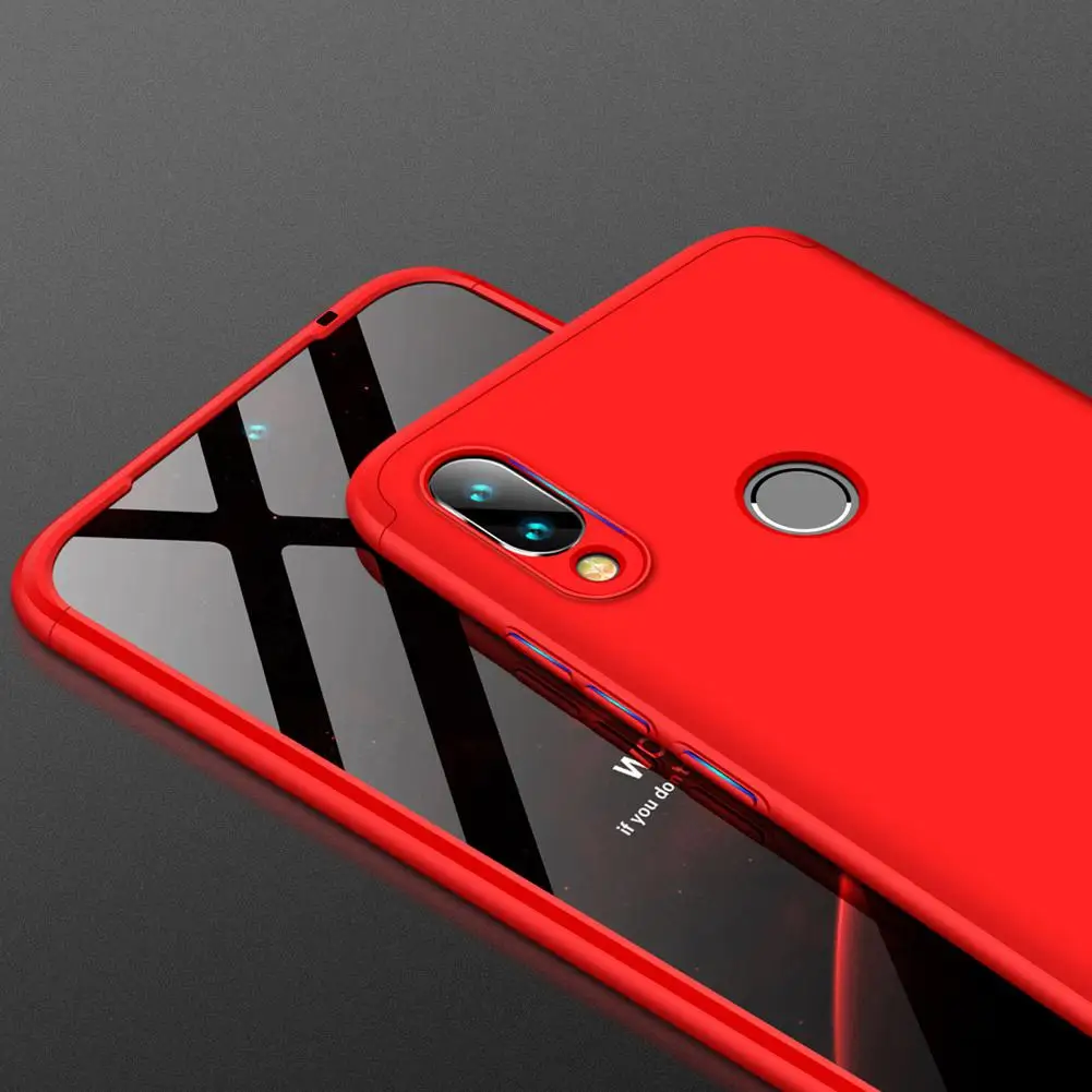 TWISTER.CK для Redmi 7 Ультратонкий ПК задняя крышка нескользящий ударопрочный 360