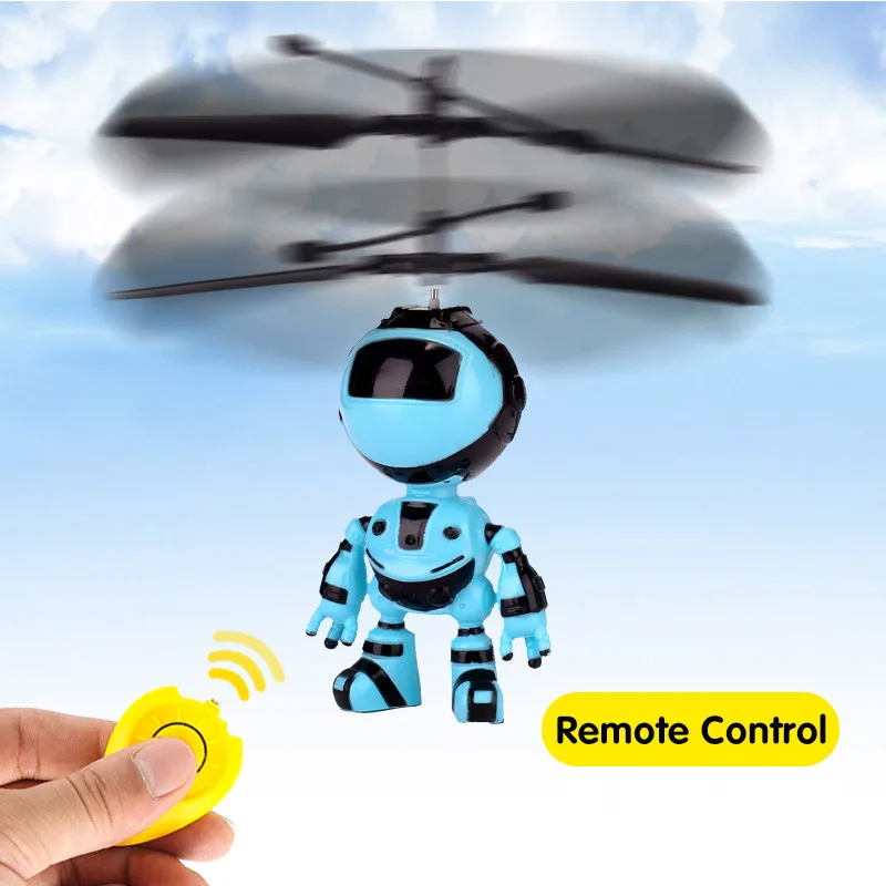 Hand Flying UFO robot toy LED rabbit Mini Induction Suspension RC Aircraft Toy For children brithday Christmas Gifts | Игрушки и хобби
