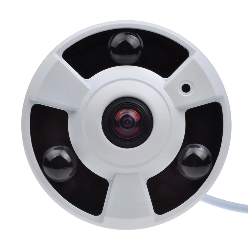 New 2.0MP 360 Degree 1.44mm Fixed Lens FishEye IP Camera Panoramic CCTV AHD Color IR Dome | Безопасность и защита