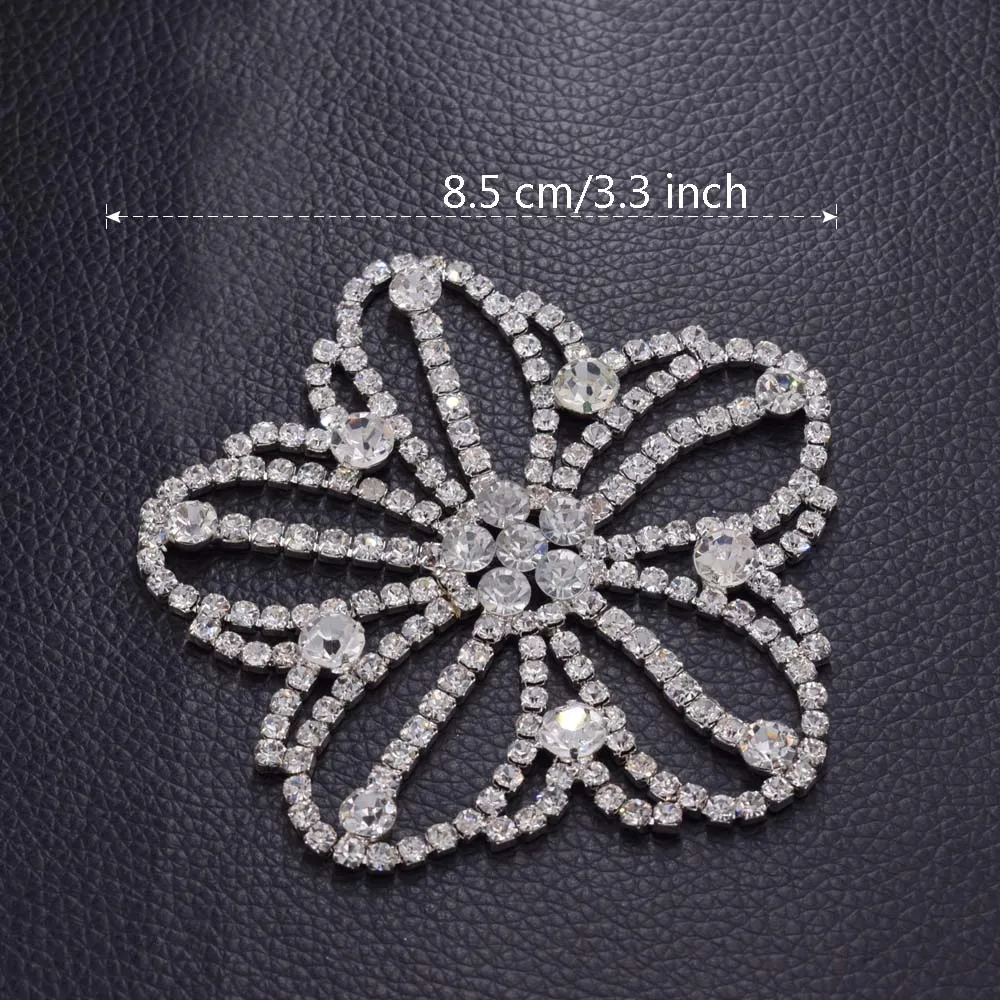 10 шт./лот патчи с цветами и стразами для одежды свадебное платье пришитое