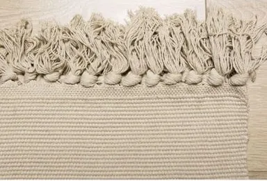 Rug with Tassels Японский стиль, натуральный льняной ковер для дивана, гостиной, спальни, ковер из льна с кисточками, однотонный прикроватный коврик, покрывало, гобелен, коврик с татами - Цвет: Rug with Tassels