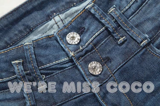 2013 New Sexy Skinny Mid Rise Double Waist 9-length Jeans for Ladies Women |