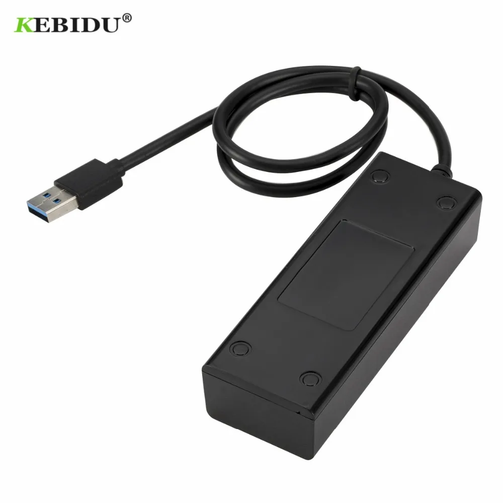 Высокоскоростной концентратор KEBIDU 4 порта USB 3 0 разветвитель для настольных ПК