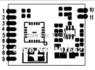 SI4432 беспроводной модуль 433M более 1000m на открытой местности 1200bps|modul sky|module cameramodule