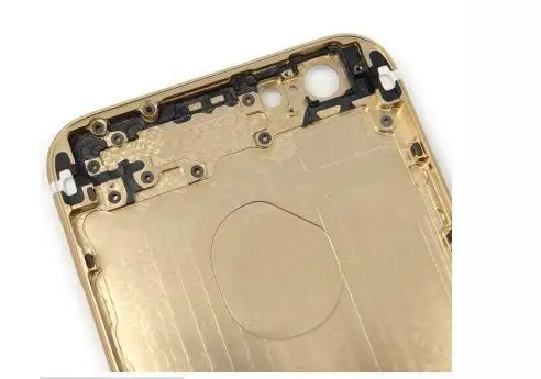 Free shipping Mobile phone gold metal empty housing for iPhone 6g Back cover Battery | Мобильные телефоны и аксессуары