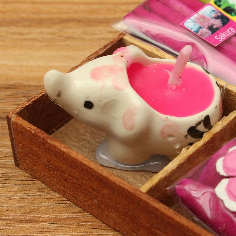 1 компл.. творческий цвет животные ароматизатор Stick ладан подсвечник лоток