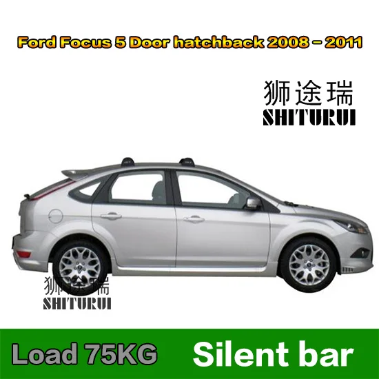 SHITURUI для Ford Edge Escort fiesta Focus kuga Mindeo S-NAX Ультра тихий грузовик на крыше автомобиля специальный алюминиевый сплав ремень Замок - Цвет: Золотой