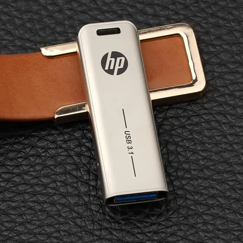 USB флеш накопитель HP 32 ГБ 64 128 256 металлический индивидуальный подарок DIY DJ Pendrive