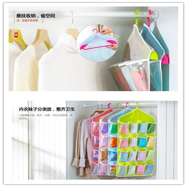 Органайзер для обуви из ткани с 16 карманами на двери подвесная вешалка хранения в