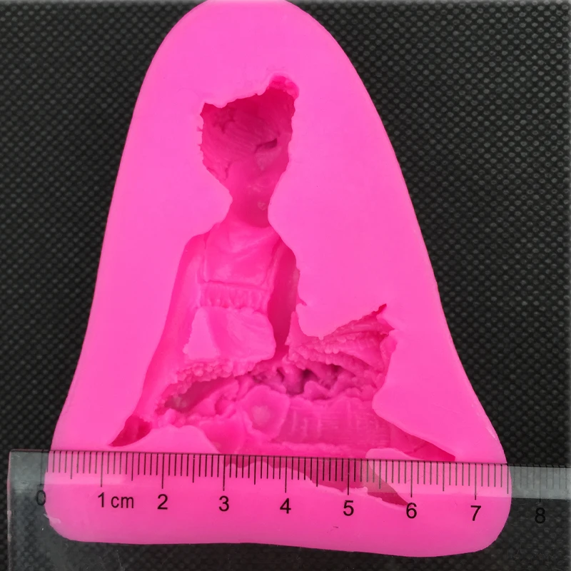 3D форма для девочек силиконовая выпечки кухонная шоколадная Кондитерская