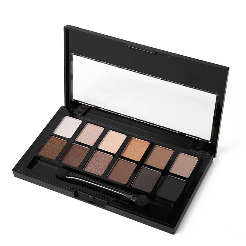 Nudes Earth color макияж тени для век Палитра 12 цветов осветляющие дымчатые тени для век мерцающие матовые профессиональные минеральные водонепроницаемые