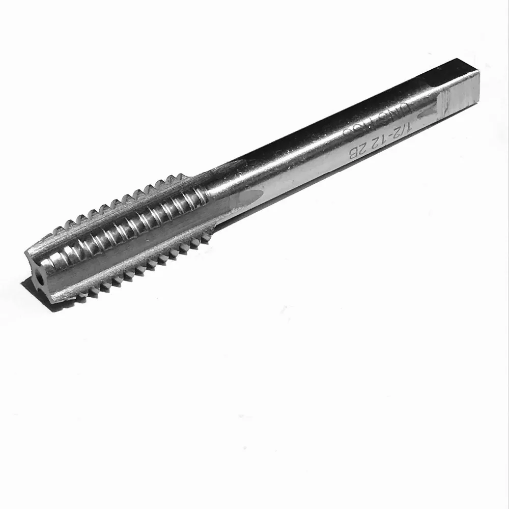 

Free shipping 1pc of UN standard UNS1/2-12 HSS machine taps straight taps for steel metal workpiece threading purpose using