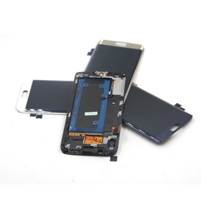 ЖК-дисплей для samsung Galaxy S6 Edge G925 ЖК-дисплей с сенсорным экраном для samsung S6 EDGE G925 G925F ЖК-экран дигитайзер сборка