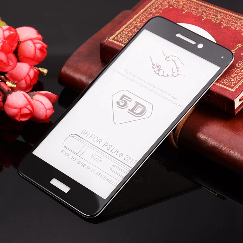 5D стекло для Huawei Honor 8 Lite Honor8lite изогнутое Honor8 полное покрытие Защита экрана