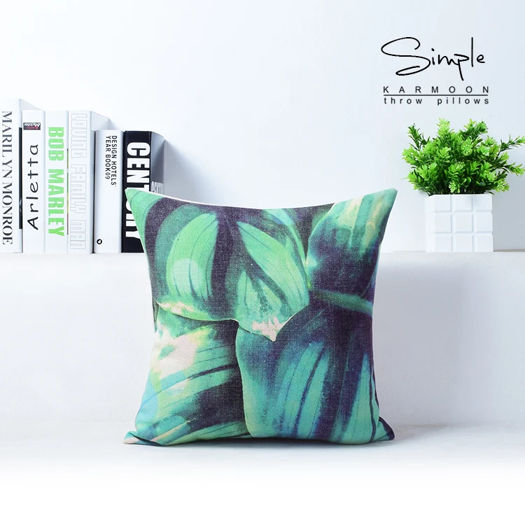 Хлопковая наволочка Botany с изображением лесных лесов Юго-Восточной Азии