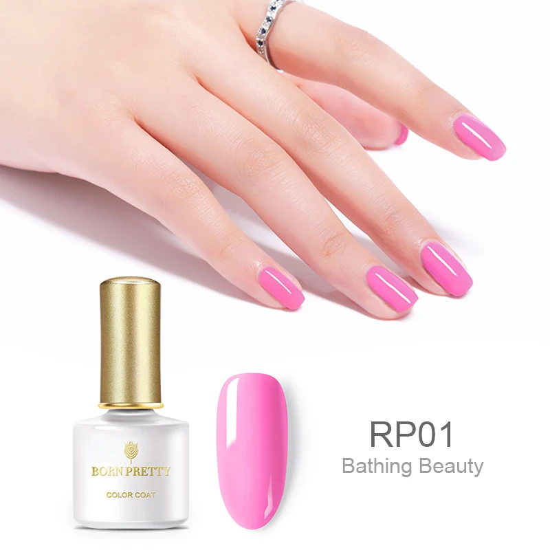 BP-RP01 BORN PRETTY красновато-фиолетовый Гель-лак для ногтей 6 мл чистый цвет ногтей замочить от маникюра УФ-Гель-лак для нейл-арта дизайн - Цвет: BP-RP01