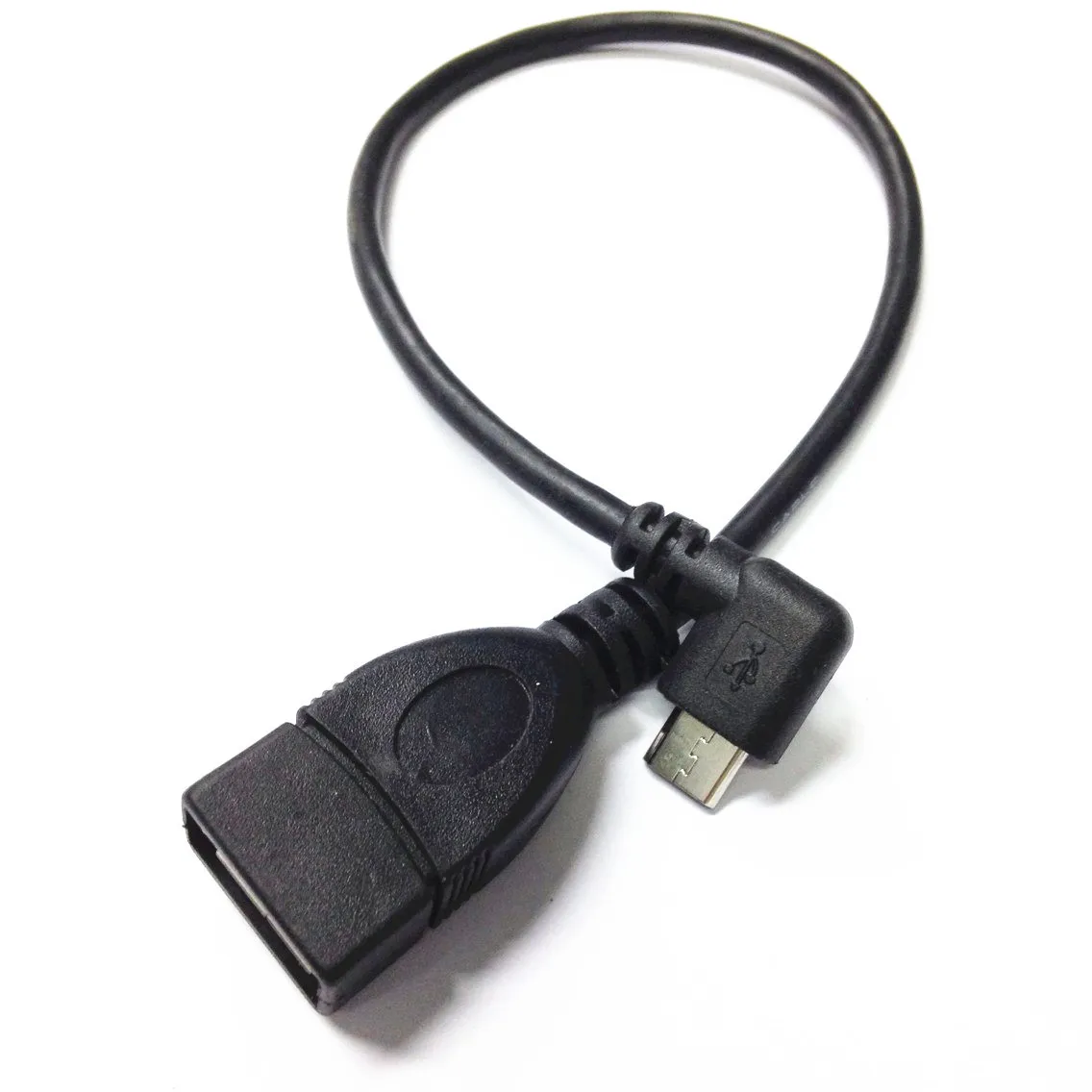 USB A Женский к Micro B 5Pin мужской левый угол адаптер OTG кабель|usb a b|usb bleft angle |