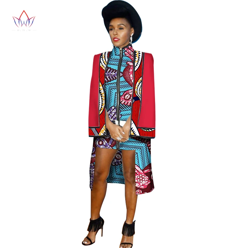 Осенняя модная африканская одежда bazin riche femme Africaine Печатный воск Дашики платье с шалью африканская одежда WY1222