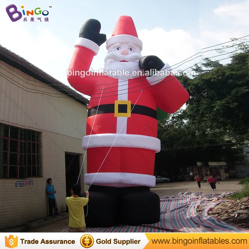 

Free shipping 8M high giant inflatable Santa Claus for Christmas decoration 2018 hot sale blow up Father Christmas festivsl toys