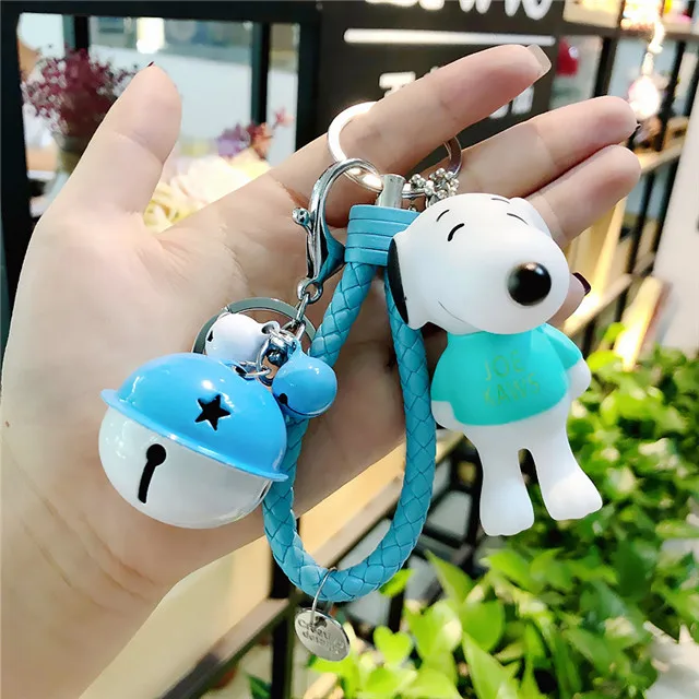 Мультфильм Doraemon кошка кукла игрушка кожаная веревка Колокольчик Дети Принцесса брелок пушистый кролик мех помпон для девочек подарок на день рождения