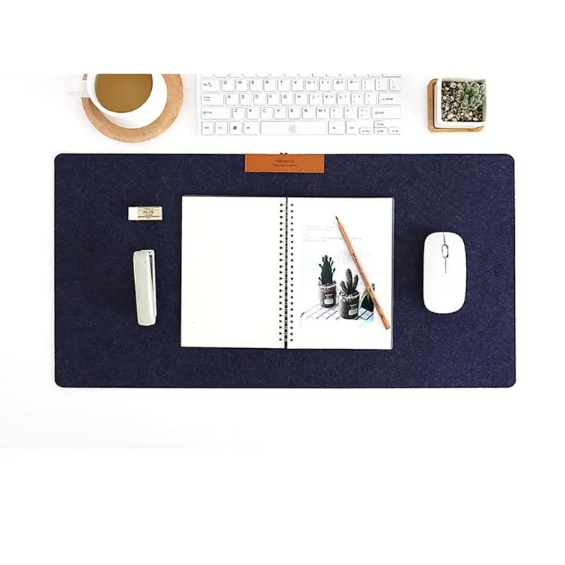 Войлочный Настольный коврик мягкий большой размер Коврик для мыши Клавиатура